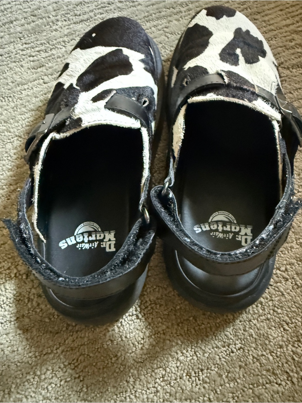 Dr. marten JORGE II HAIR-ON ANIMAL PRINT SLINGBACK MULES - Picture 4 of 5